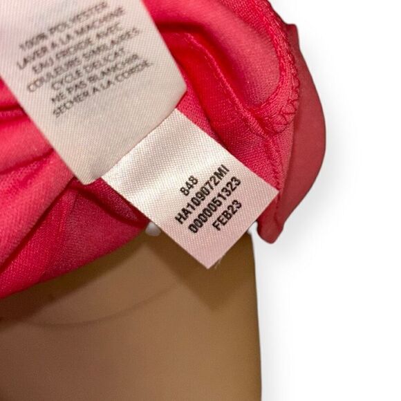 HALOGEN Puff Sleeve Satin Mini Dress in Pink Size Small - Picture 13 of 15